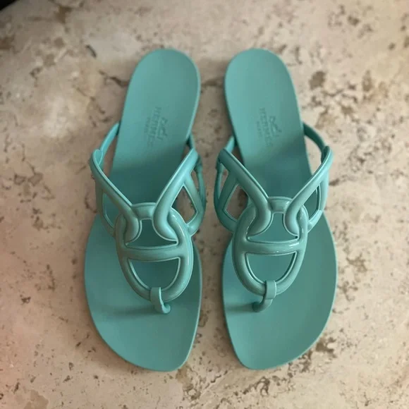 Hermes | Shoes | Hermes Egerie Sandal 36 | Poshmark